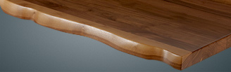 live edge walnut